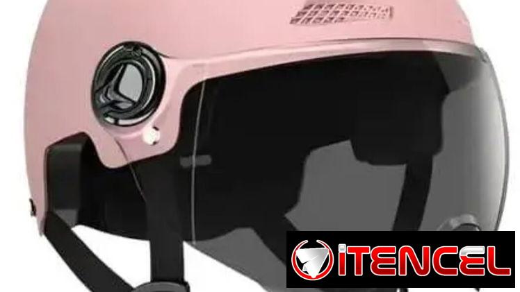 Cascos para moto modelo jet con visor caño ar para protejer los ojos de las inclemencias del tiempo y la vía y del sol