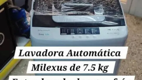 LAVADORA AUTOMÁTICA 7KG Milexus