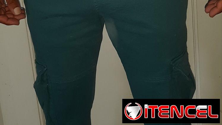 Pantalon de marca cuidado con el perro de buena tela elastisada con puños ajustables 4 puertas calidad garantizada!!
