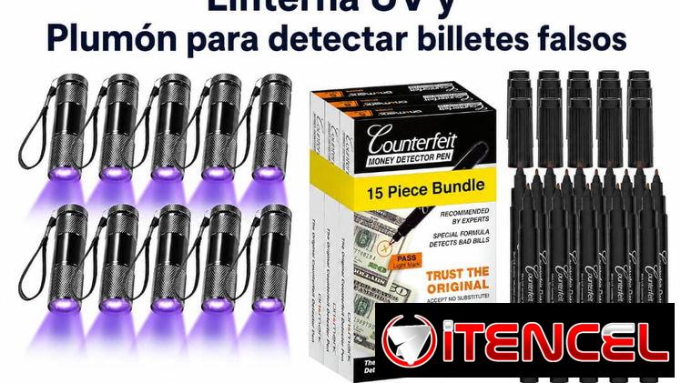 Vendo Linternas UV y Plumones para detectar billetes falsos.