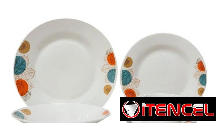 Platos. Vasos. Jarra. Tazas. Espumadera