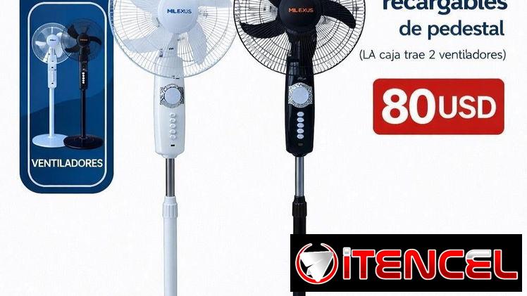 Ventiladores recargables