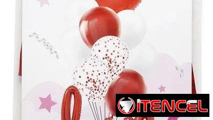 Set de globos de corazones y estrellas