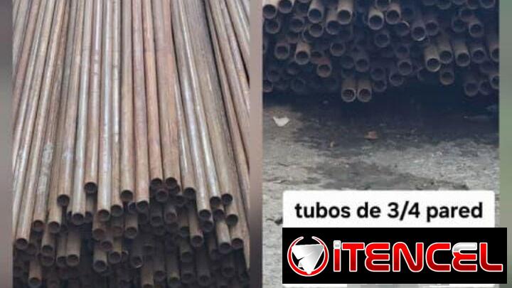 Tubos de 3/4 de 6 metros pared gorda