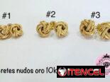 Aretes originales Oro 10K. El precio varía según el modelo. LM joyería. Garantía en su compra
