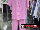 Conjunto de hombre camisa y pantalón de hilo. Variedad de colores