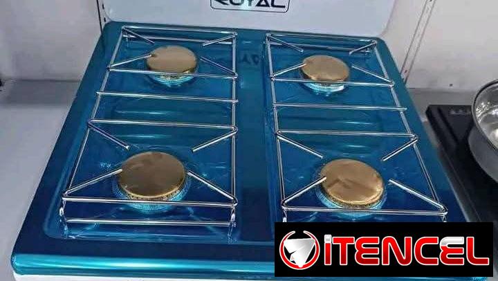 Cocina de Meseta 4 hornillas de Gas, Royal Color: Blanco Precio $120usd con Transporte incluido Factura y Garantía