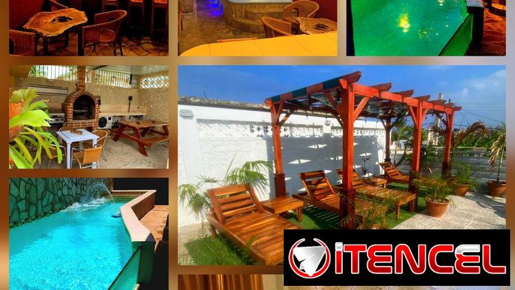 Laguna Lounge casa Piscina jacuzzi Guanabo playa alquiler