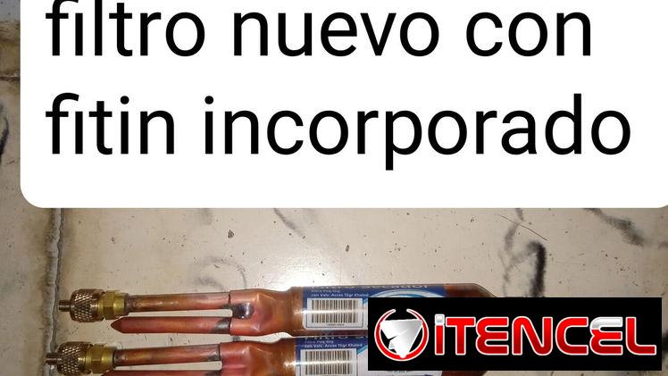 Filtro nuevo con fitin incorporado mecha doble y sencilla y válvulas de Split de diferentes medidas