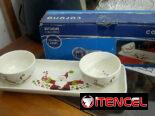 Juego de vajillas,  Juego de Cubiertos,Pelador ,Cafetera eléctrica, Olla Refractario para cocinar, ect..
