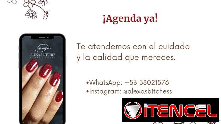Salón de Belleza Alexa’s Bitches (Cejas, Pestañas y Uñas)📲+53 58021576. WhatsApp para agendar citas.