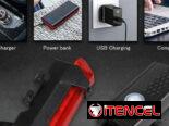 Luces de bicicletas y bicimoto delanteras y traseras carga usb