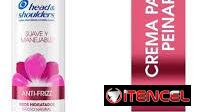 CREMA PARA PEINAR, ANTI-FRIZZ RIZOS HIDRATADOS, CONTROL CASPA, 300ML