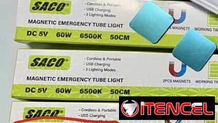Lámparas LED recargables !!! 50cm – 60 Watt – 6500K !!!