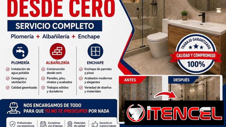 🚿 CONSTRUCCIÓN DE BAÑOS COMPLETOS EN LA HABANA | PLOMERÍA + ALBAÑILERÍA + ELECTRICIDAD | TUPINCHA 🔧