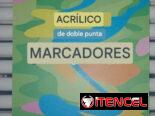 Marcadores de acrilico doble puntas, 24pcs