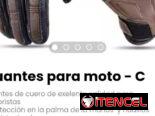 Guantes para moto – C. Permite la interacción con pantallas  táctiles
