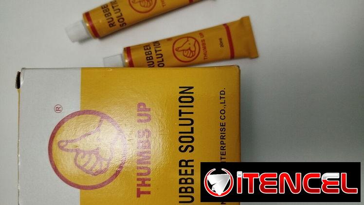 Tubo de pegamento para ponches fríos