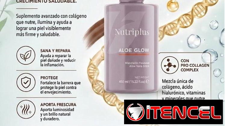 Aloe Glow para piel radiante elimina toxinas y aporta vitaminas esenciales