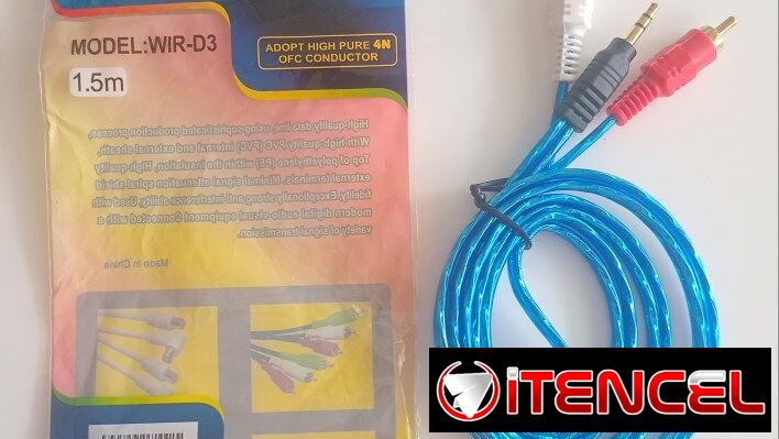 Cable RCA-3.5mm $1500, cable RCA-RCA $1500
