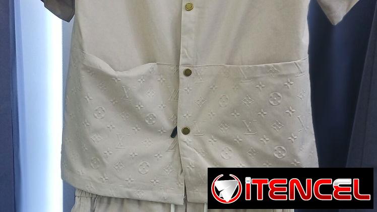 CONJUNTO DE CAMISA Y CHORT DE HOMBRE LOUIS VUITTON