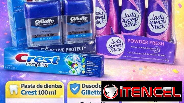 ACEPTO CUP ⭕❌__ PASTA DE DIENTE CREST 100 ML, DESODORANTE GILLETE GEL, DESOSODORANTE LADY SPEED….-5-921-57773