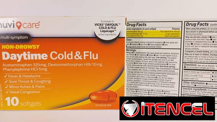 Acetaminofen con Dextrometorfano y Succinato de Doxilamina