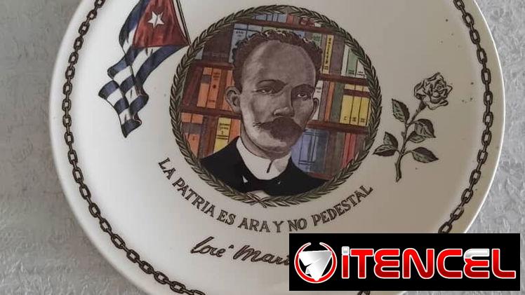Plato coleccionable José Marti