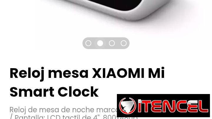 Reloj mesa XIAOMI Mi Smart Clock. Reloj de mesa de noche marca XIAOMI