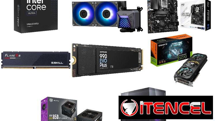 🎮 Torre Gamer 🎮 Gigabyte RTX 5070 12GB◽Core Ultra 7 265K◽16GB G.Skill Flare X5◽1TB SSD M.2◽D-Liquido 📦0km
