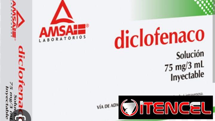 Venta de Diclofenaco de sodio inyectable en 450 pesos cada ampula