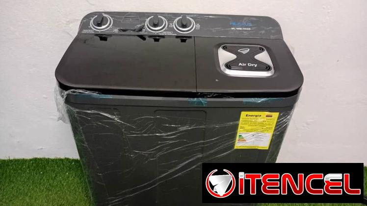 *Lavadora Semiautomática  Milexus  7kg* *Color:* Negro    *Precio:* 170  usd  *Garantía:*