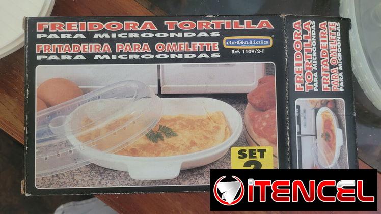 Freidora de tortillas para microondas