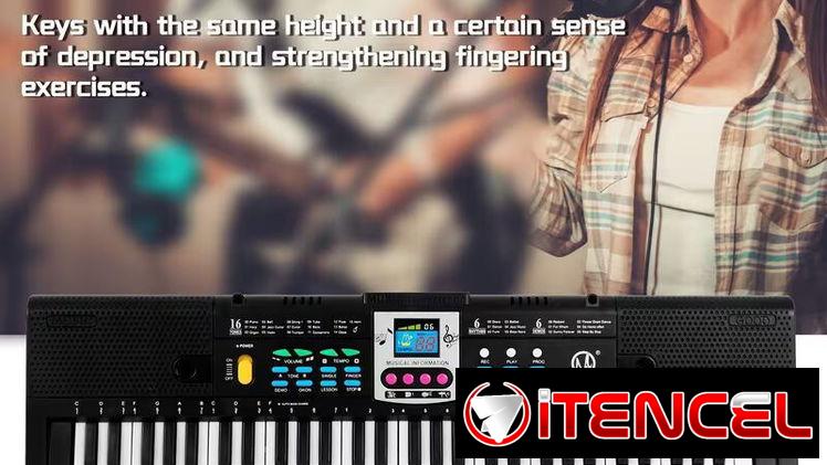 ☎️53544655 🛵 Entrega Disponible ⭐Teclado Electrónico Multifunción 61 Teclas con Micrófono ⭐
