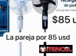 Ventiladores recargables