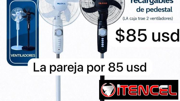 Ventiladores recargables