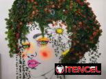 Plantas Artificiales y pintura