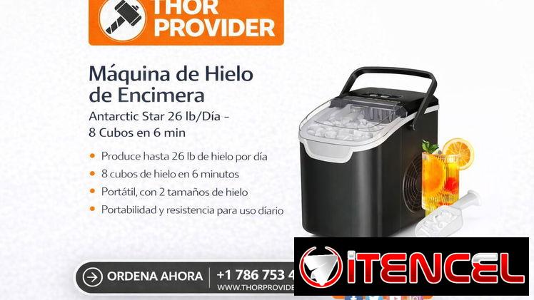 ❄️ ¡MÁQUINA DE HIELO PORTÁTIL DE ENCIMERA! ❄️