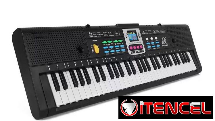 ☎️53544655 🛵 Entrega Disponible ⭐Teclado Electrónico Multifunción 61 Teclas con Micrófono ⭐