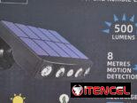 Lámpara de exterior con panel solar