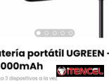 Batería portátil UGREEN – 20000mAh. Modelo: UGREEN 100W