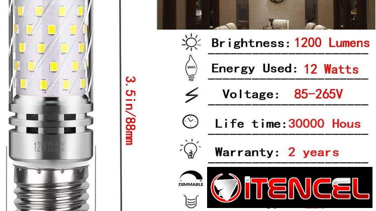 Bombillos LED SUPER LUZ BLANCA 1200 LUMENS SOCKET NORMAL 6 USD/EURO/CUP  🅑🅞🅜⓿⓿➋