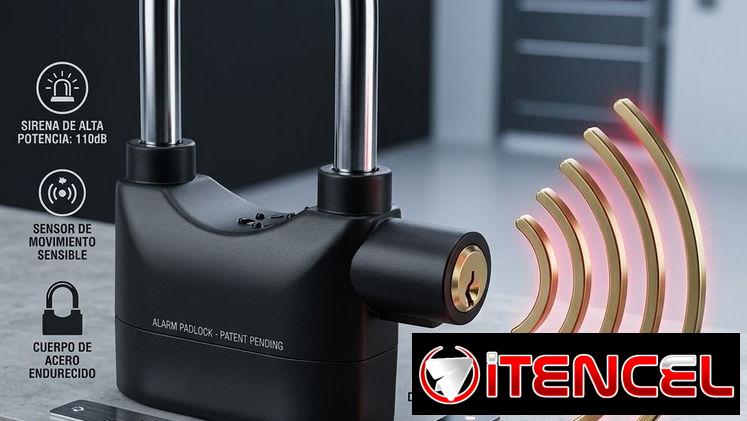 Candados Antirrobos con alarma integrada