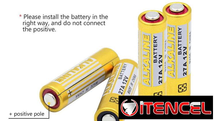 ⭐⭐⭐ Batería Pilas  12 Volt 27 A  –  Alkalina ⭐ Para Alarma de Carro – Moto ~ etc ⭐⭐⭐ 58872360