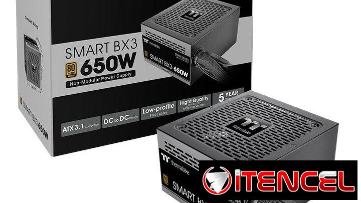 Fuente de alimentación Thermaltake Smart BX3 650W 80Plus Bronze ATX 3.1  ▌Nueva y sellada