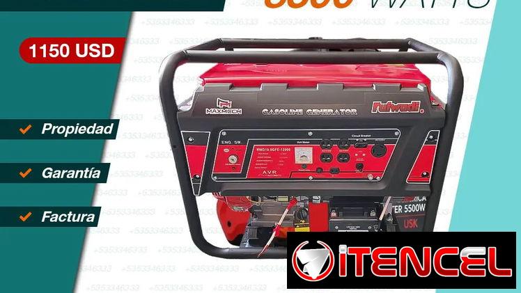 Planta Eléctrica (Generador) 8300 W MAXMECH. Producto con factura y garantía que usted estrena