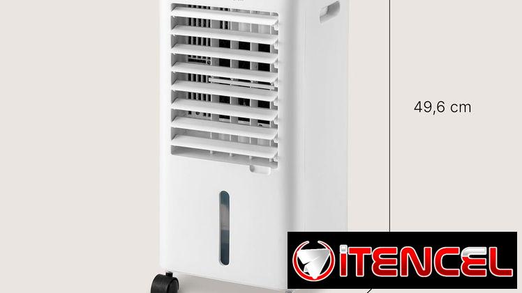 VENTILADOR CLIMATIZADOR FRIO CON MANDO, de 5L, TACTIL, con 2 Enfriadores. NUEVO! Sellado en su Caja!