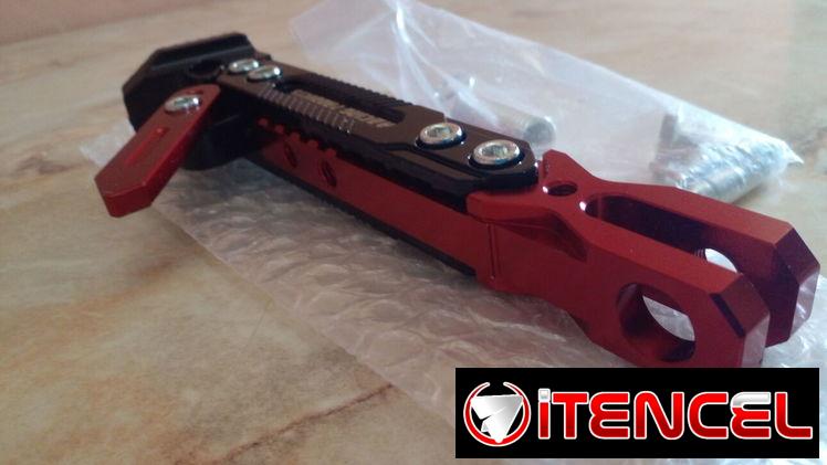 PATA ROBOTICA PARA MOTOS, COLOR ROJO Y NEGRO, INTERESADOS 52151157