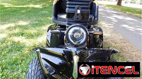 Heavy Duty 4-Wheel Mobility Scooter 31 Miles 3-Speed 1000W 500lbs Capacity