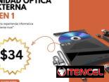 Unidad óptica externa multifunción 7 en 1 USB 3.0 / Tipo-C